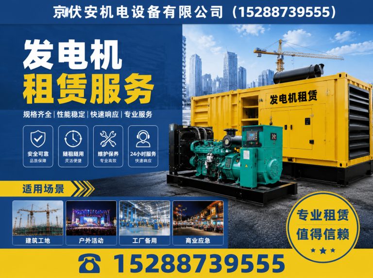 防城港静音发电车租赁展示图